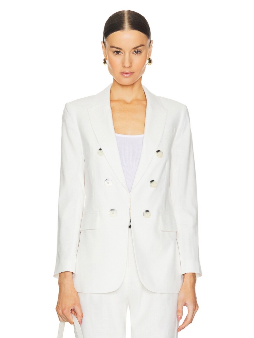 Veronica Beard Bexley Dickey Jacket in Off-White